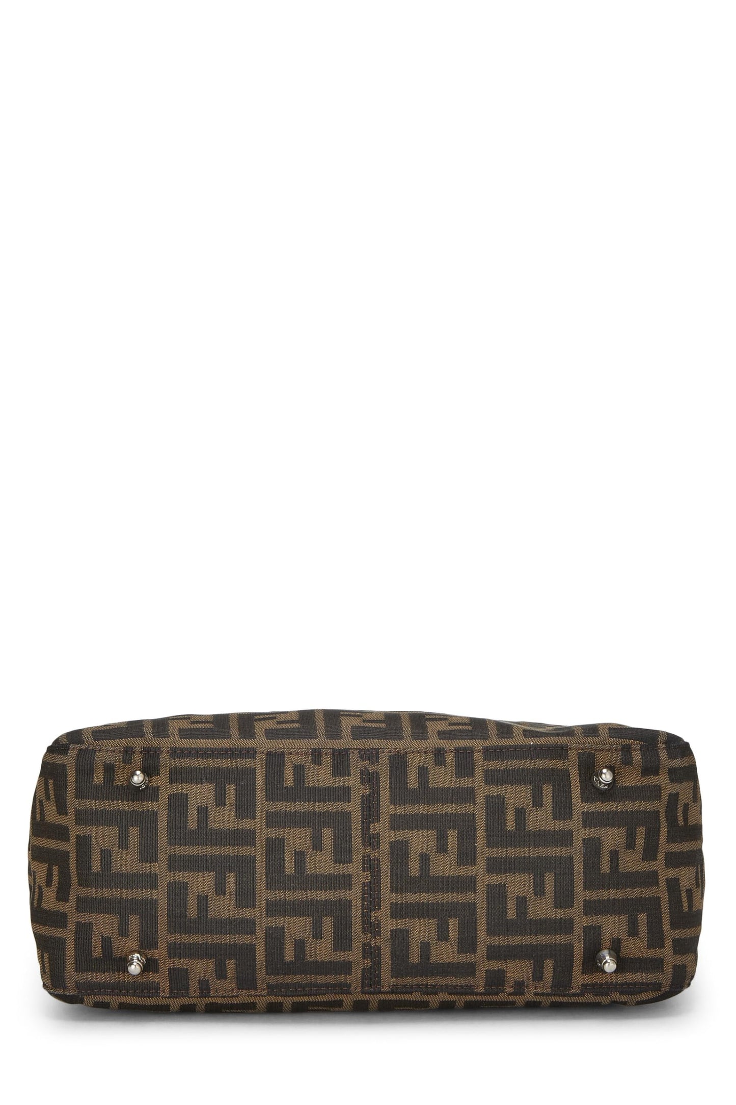 Fendi, Brown Zucca Canvas Handbag, Brown