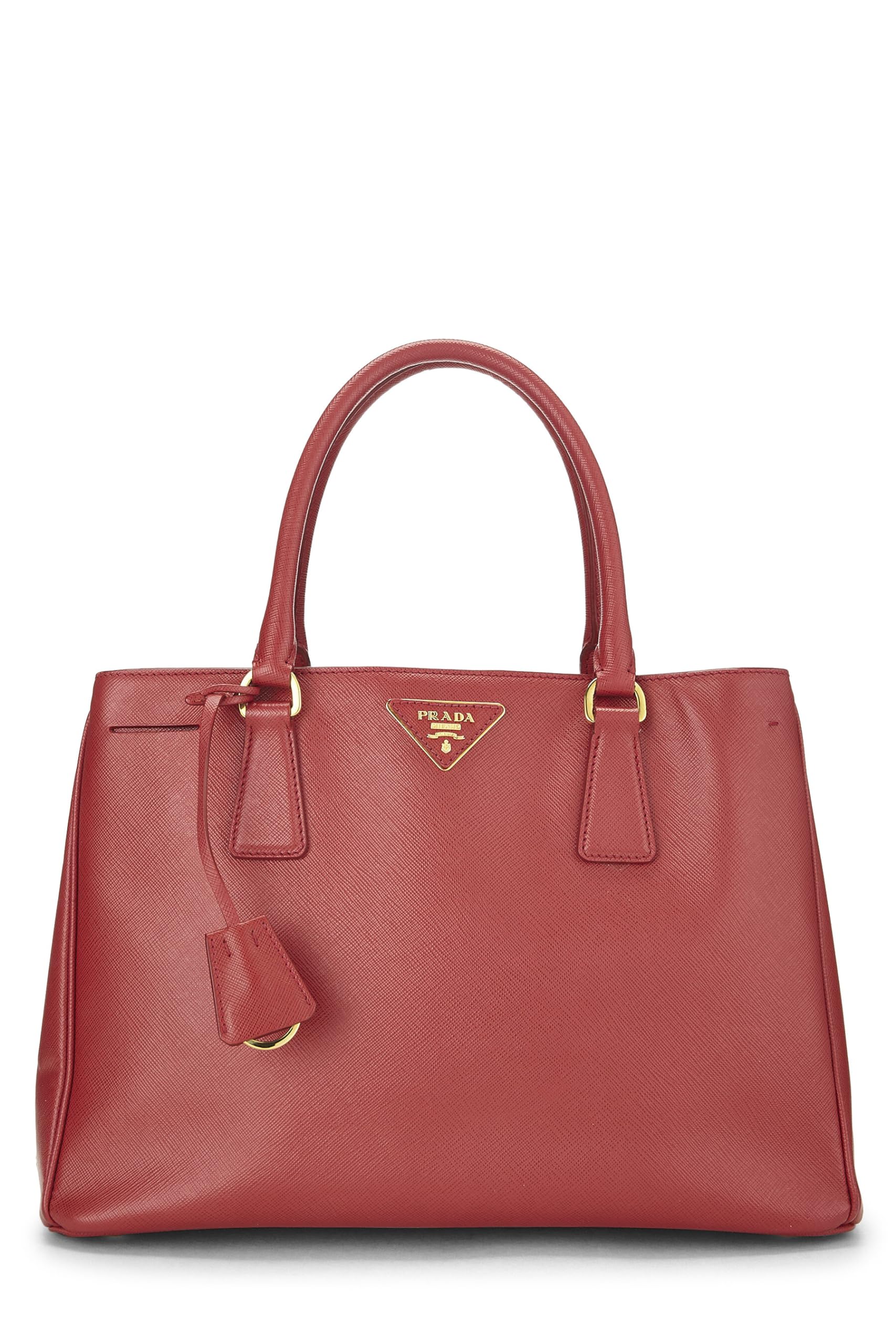 Prada, Red Saffiano Executive Tote Large, Red