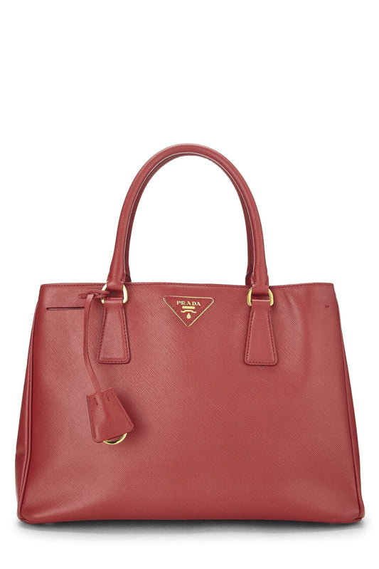 Prada, Red Saffiano Executive Tote Large, Red