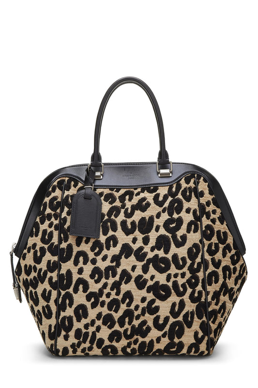 Louis Vuitton, Stephen Spro x Louis Vuitton Leopard North South, Black