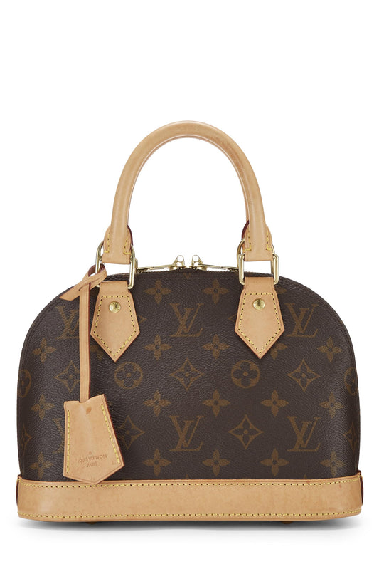 Louis Vuitton, Monogram Canvas Alma BB, Brown
