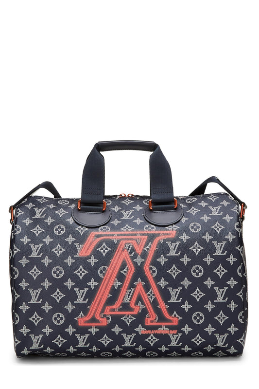 Louis Vuitton, Monogram Upside Down Ink Bandouliere 40, Navy