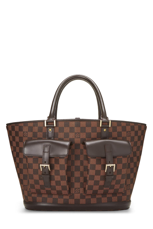 Louis Vuitton, Damier Ebene Manosque GM, Brown