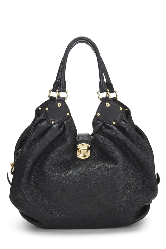 Louis Vuitton, Black Monogram Mahina Large, Black