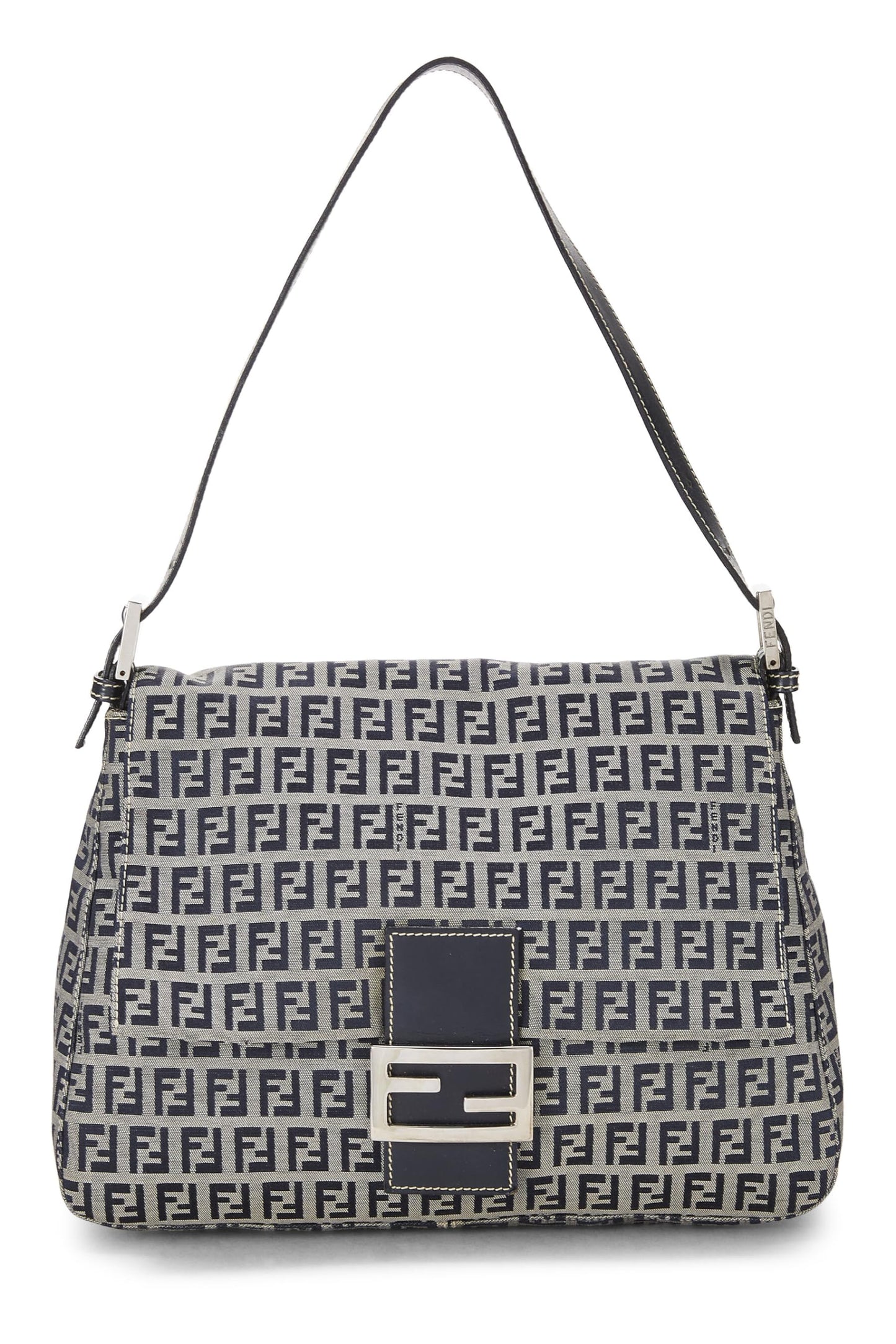 Fendi, Navy Zucchino Canvas Mama, Navy