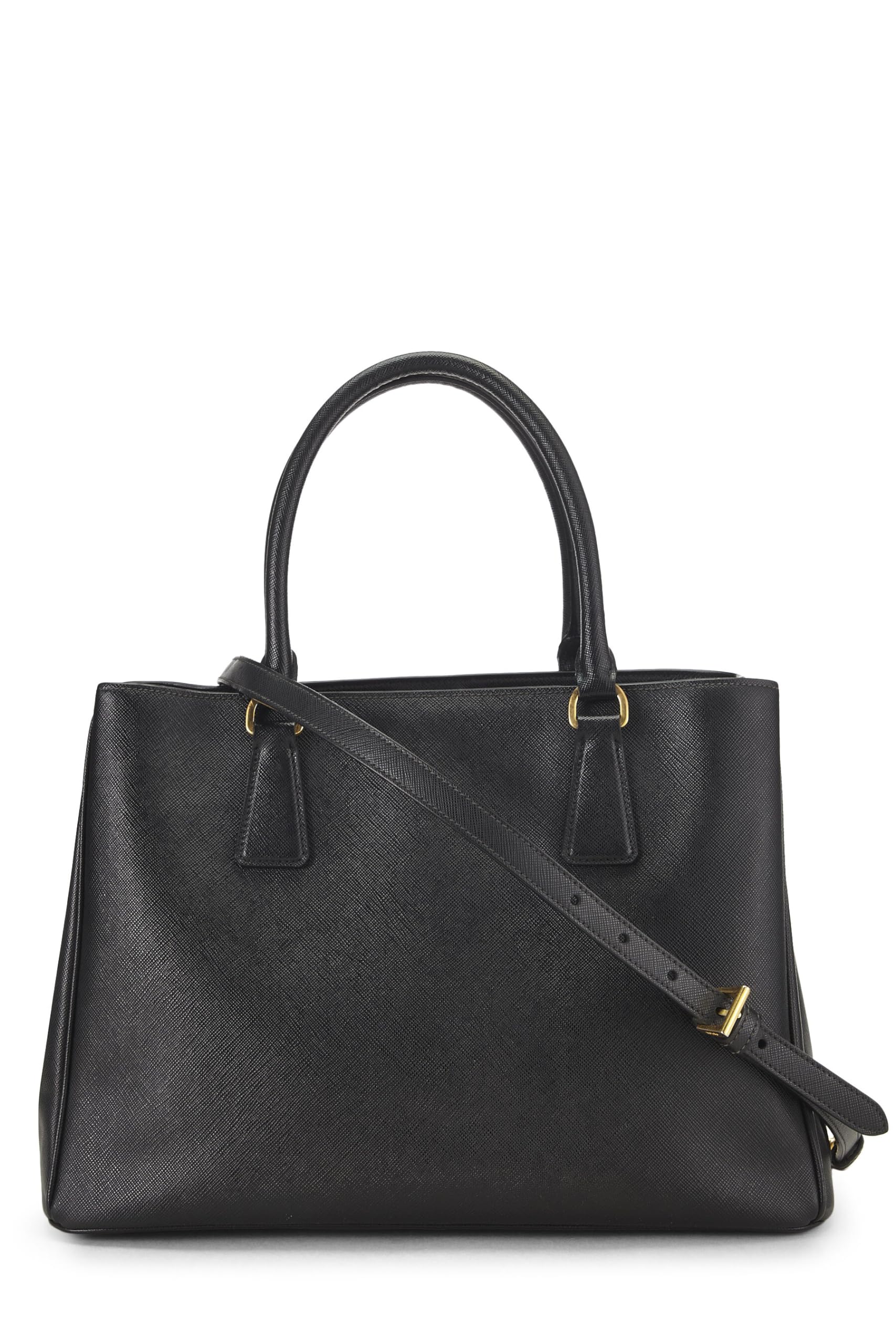 Prada, Black Saffiano Executive Tote Medium, Black