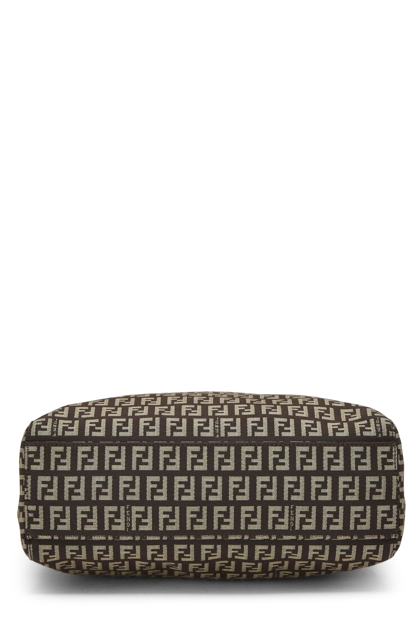 Fendi, Brown Zucca Canvas Selleria Vertical Tote Small, Brown