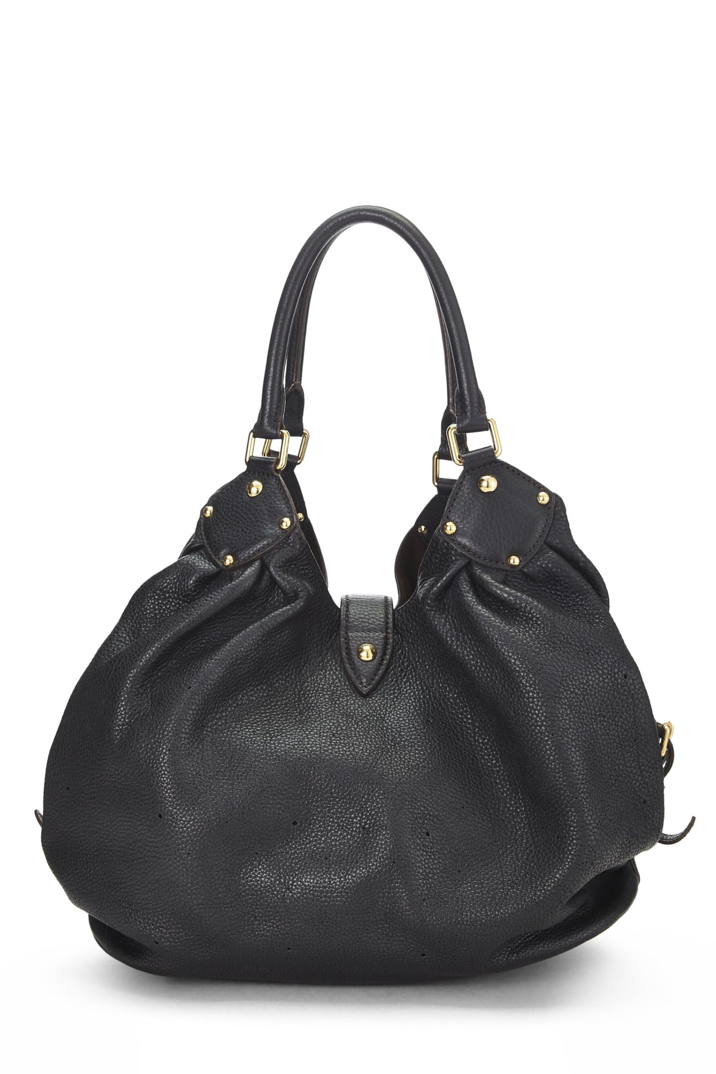 Louis Vuitton, Black Monogram Mahina Large, Black