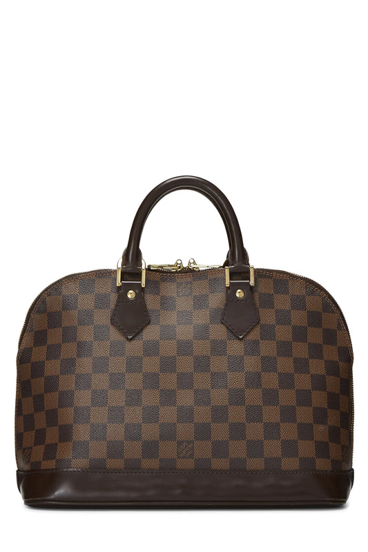 Louis Vuitton, Damier Ebene Alma PM, Brown