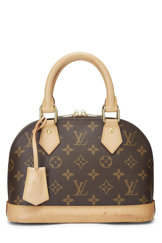 Louis Vuitton, Monogram Canvas Alma BB, Brown