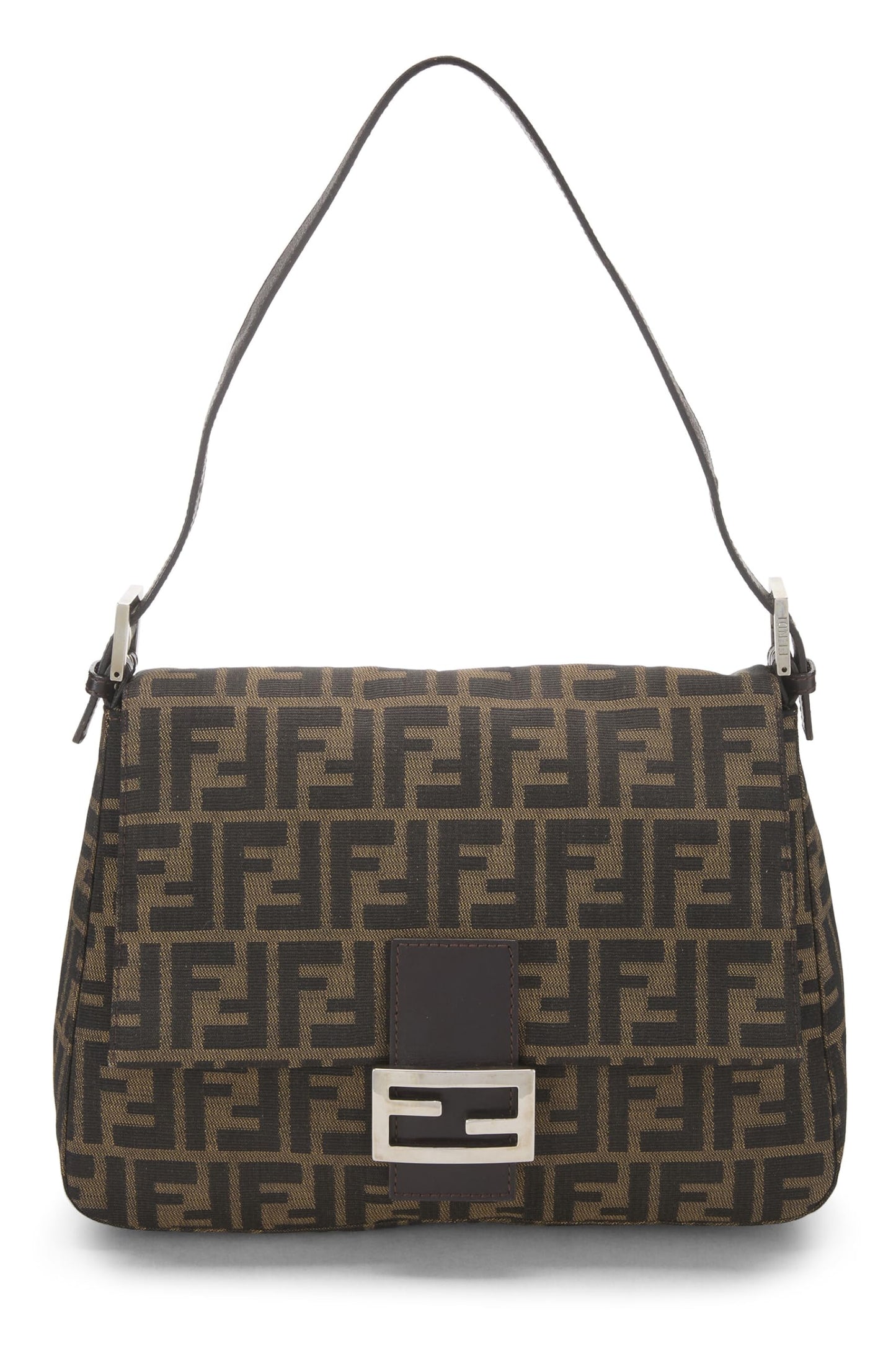 Fendi, Brown Zucca Canvas Mama, Brown
