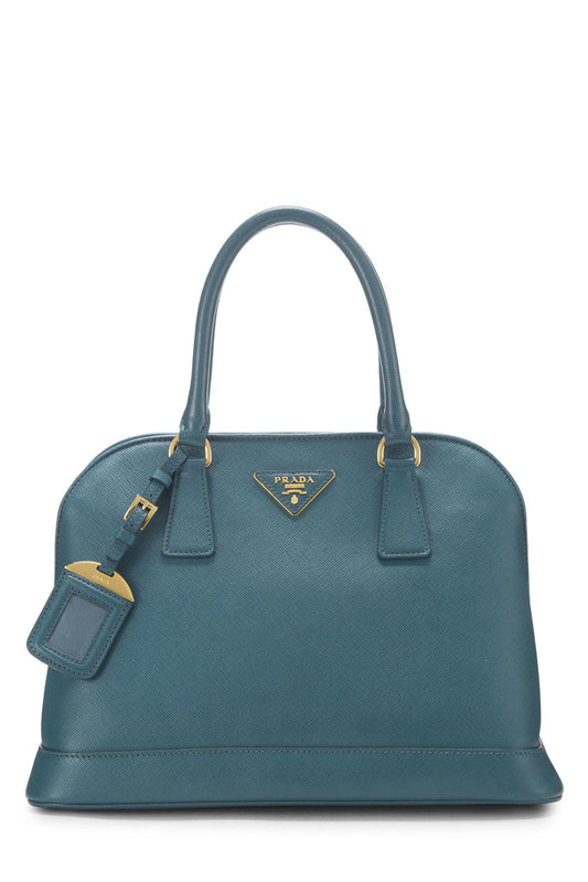 Prada, Green Saffiano Dome Tote, Green