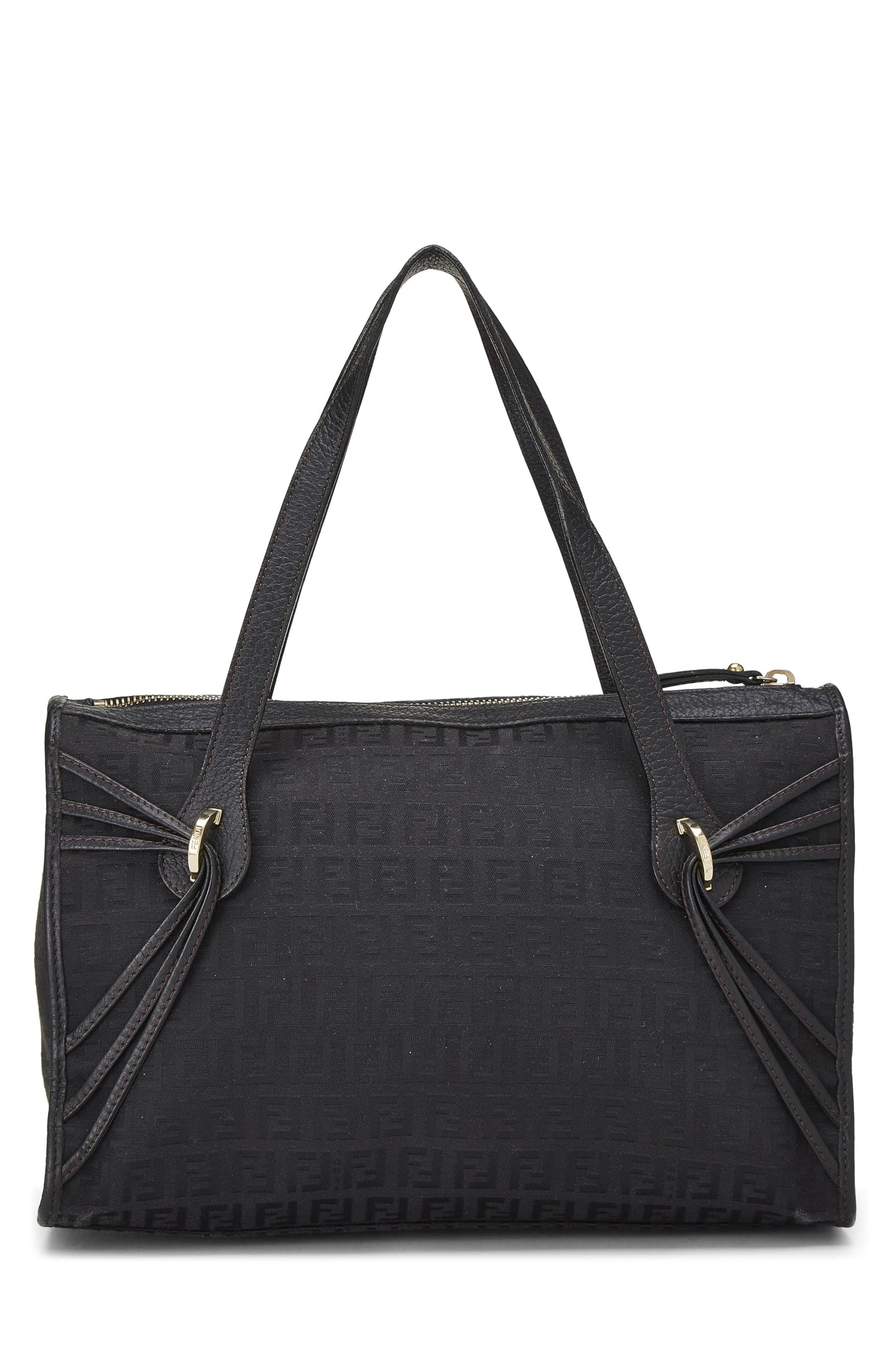 Fendi, Black Zucchino Tote Small, Black
