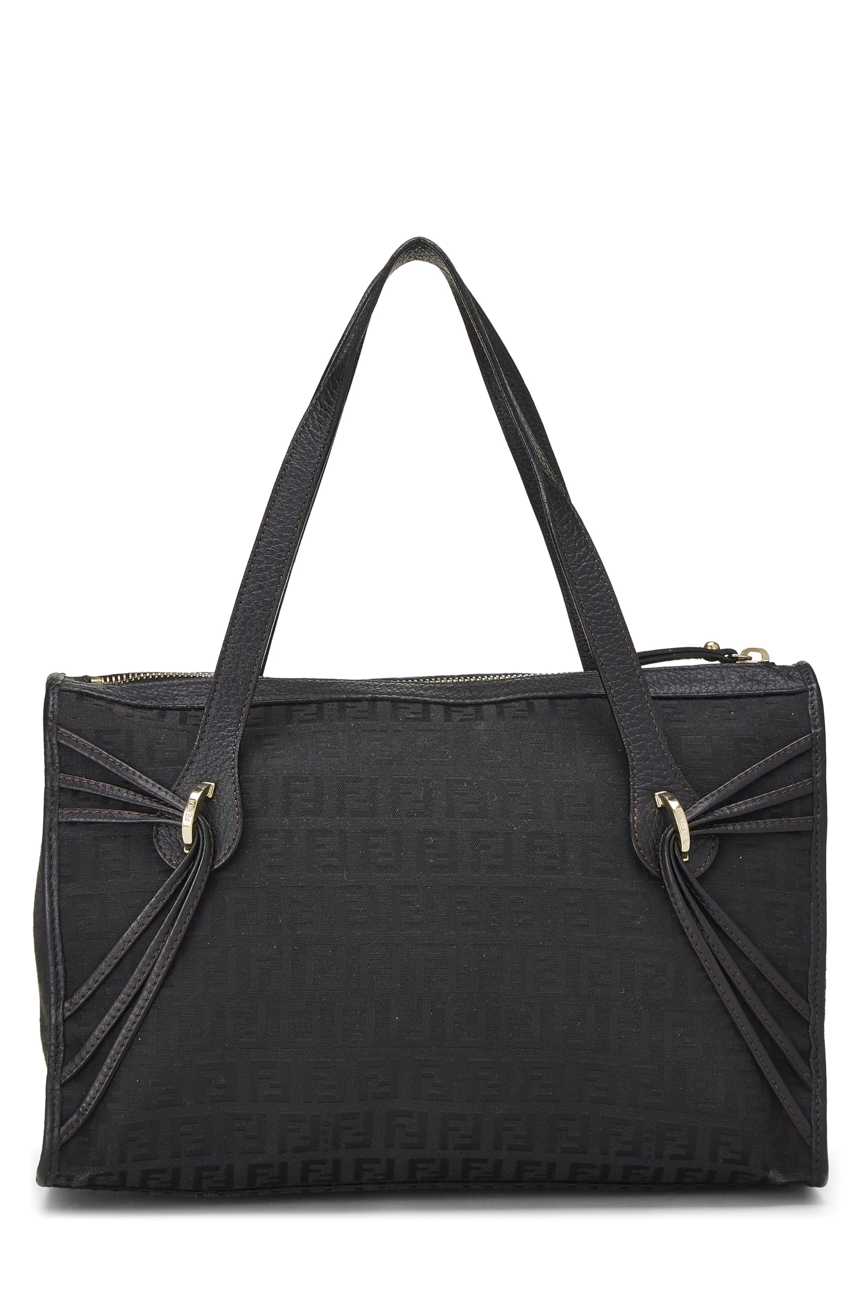 Fendi, Black Zucchino Tote Small, Black