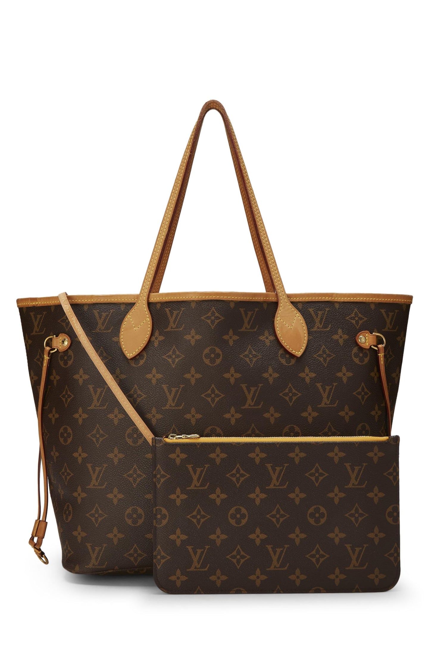 Louis Vuitton, Yellow Monogram Canvas Neo Neverfull MM, Yellow