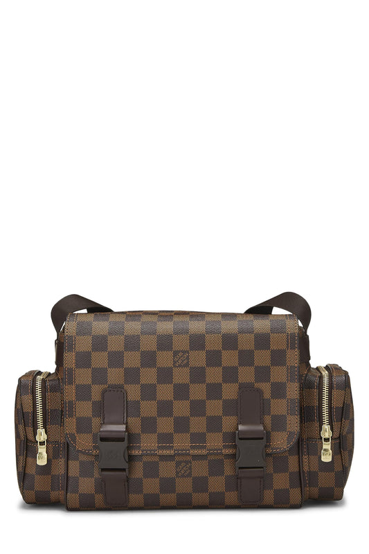 Louis Vuitton, Damier Ebene Melville Messenger, Brown