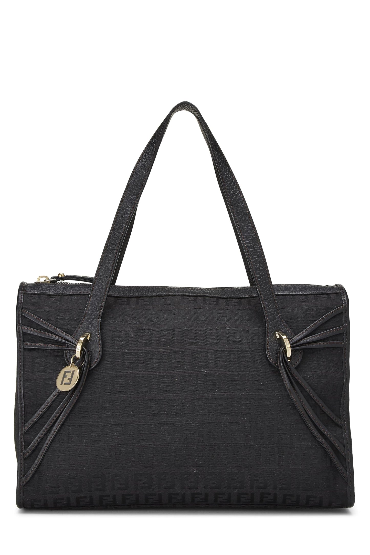 Fendi, Black Zucchino Tote Small, Black