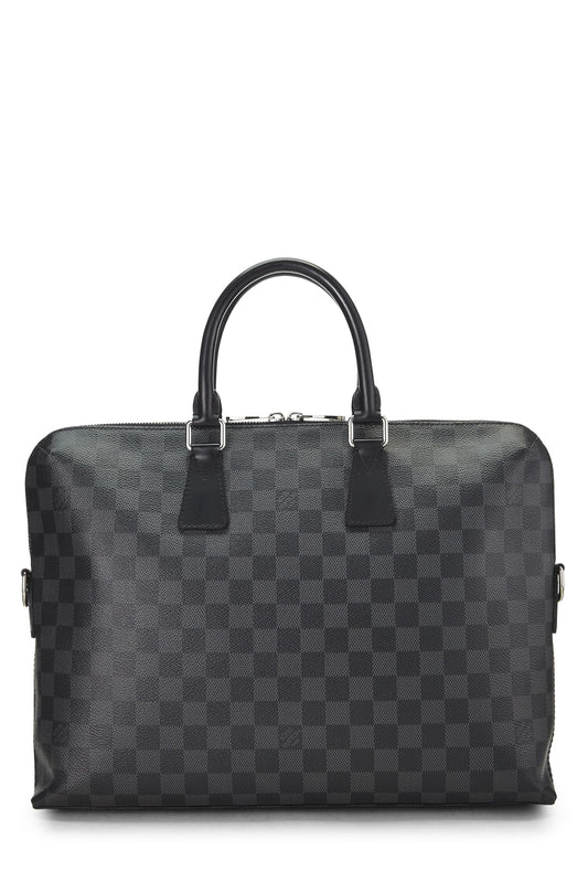 Louis Vuitton, Damier Graphite Porte-Documents Jour, Black