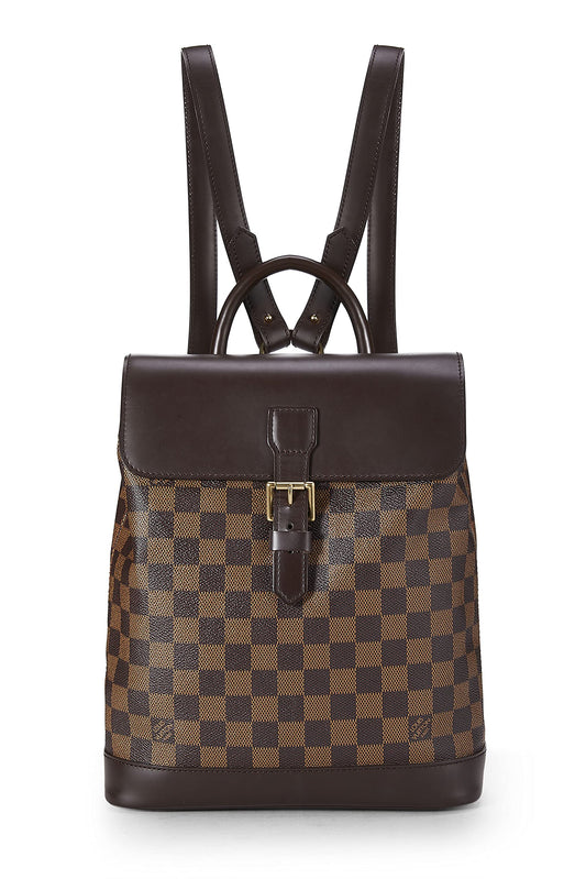 Louis Vuitton, Damier Ebene Soho, Brown