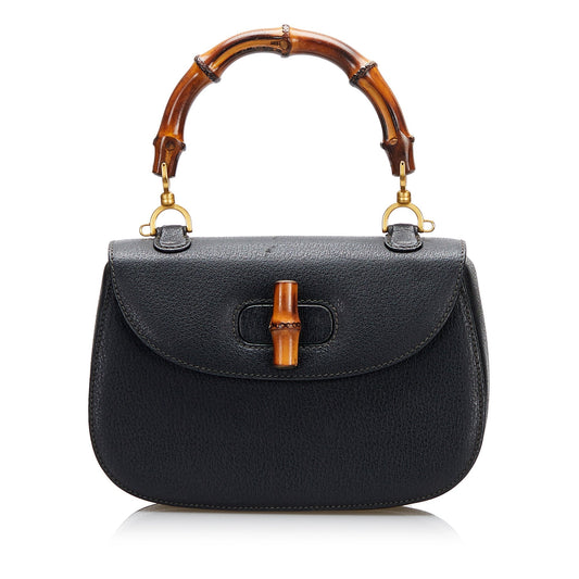 Gucci Leather Top Handle Handbag