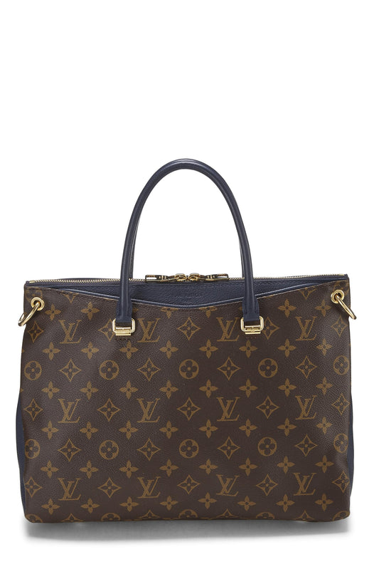 Louis Vuitton, Navy Monogram Canvas Pallas NM, Navy