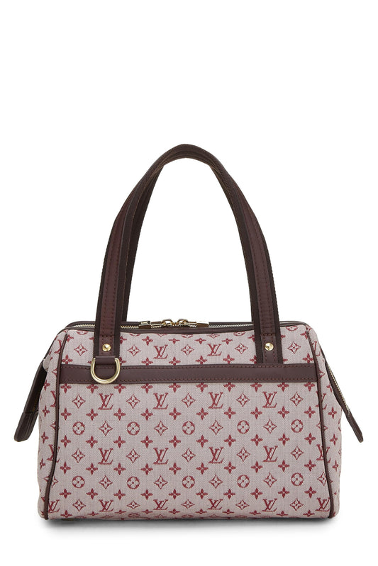 Louis Vuitton, Burgundy Monogram Mini Lin Josephine PM, Pink