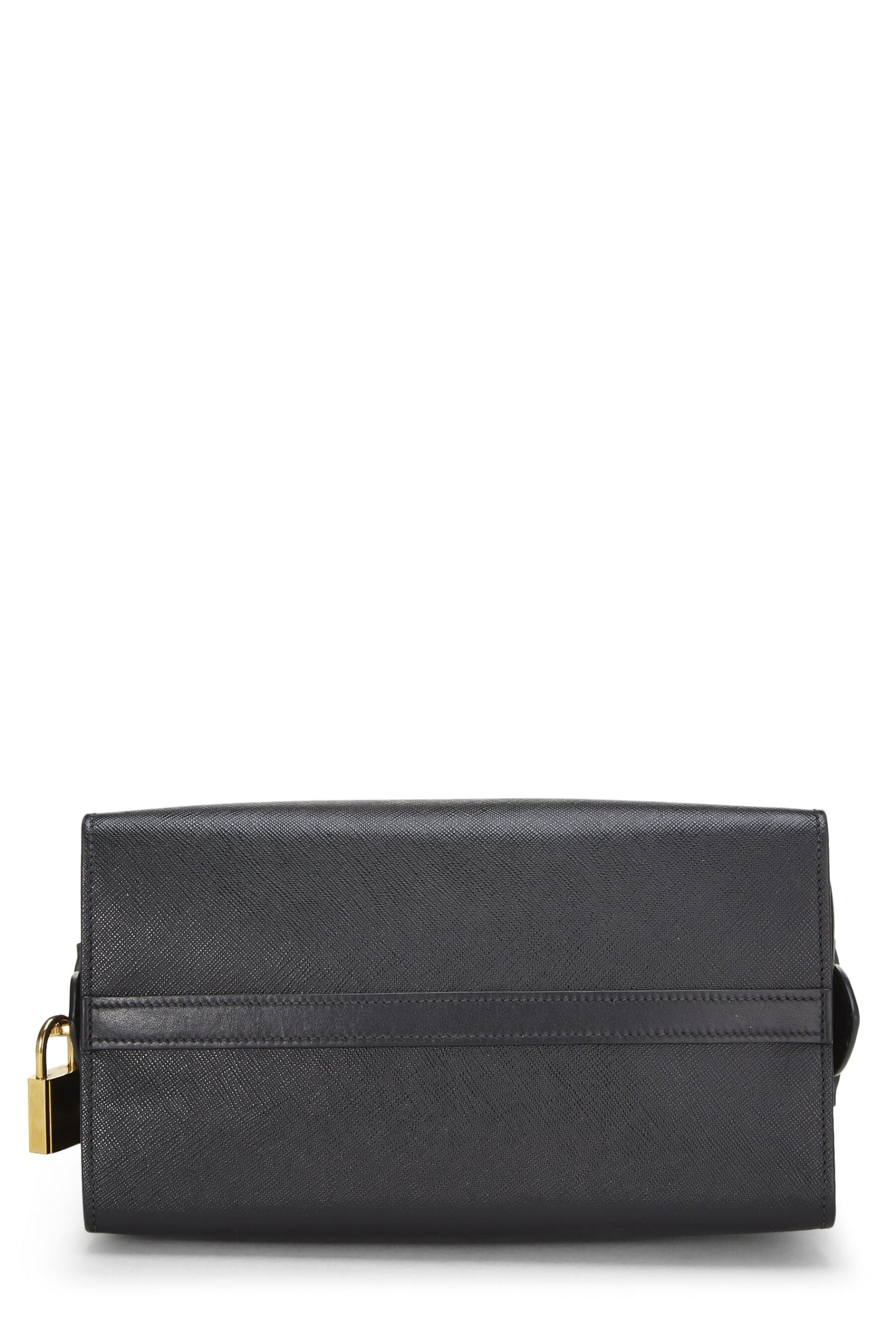 Prada, Black Saffiano Esplanade Small, Black Luxury Handbag