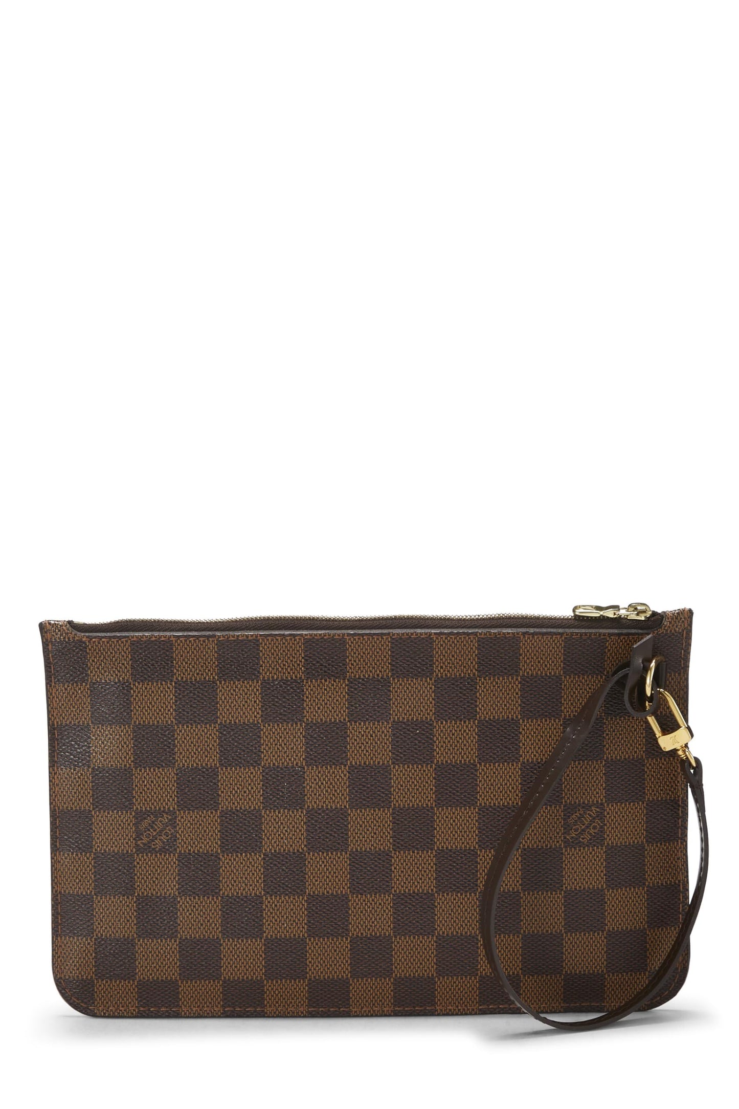 Louis Vuitton, Damier Ebene Neverfull Pouch MM, Brown