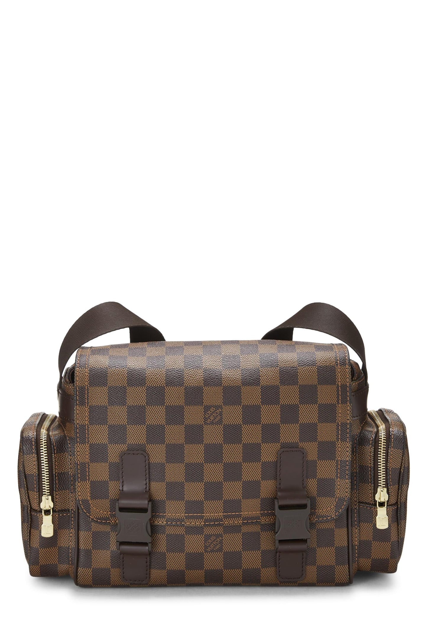 Louis Vuitton, Damier Ebene Melville Messenger, Brown