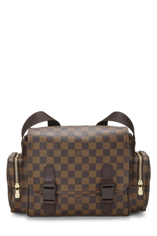 Louis Vuitton, Damier Ebene Melville Messenger, Brown