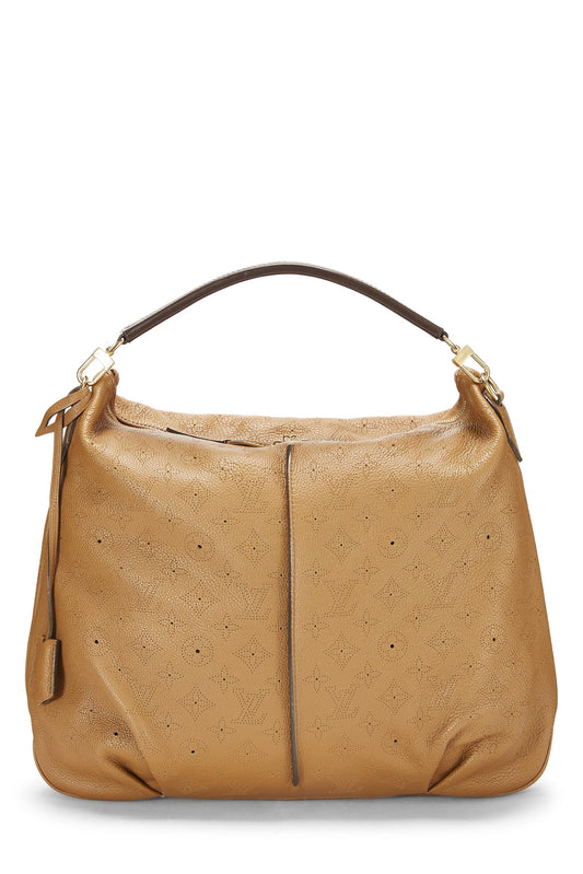 Louis Vuitton, Beige Monogram Mahina Selene PM, Beige