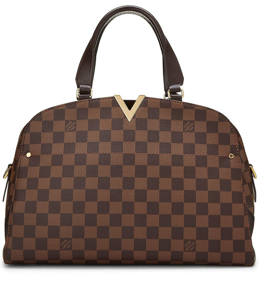 Louis Vuitton, Damier Ebene Kensington Bowling, Brown