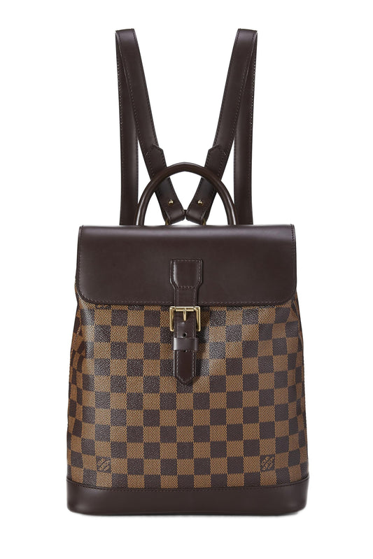 Louis Vuitton, Damier Ebene Soho, Brown