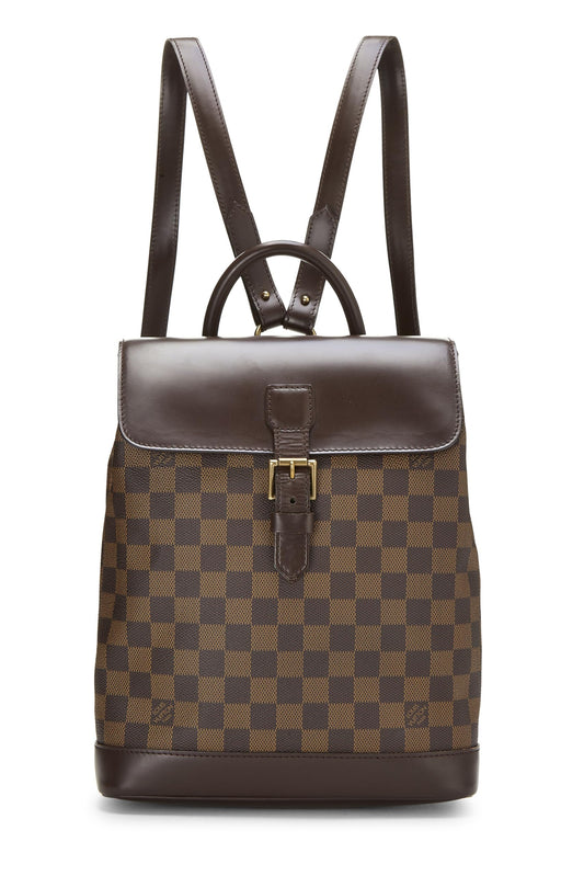 Louis Vuitton, Damier Ebene Soho, Brown