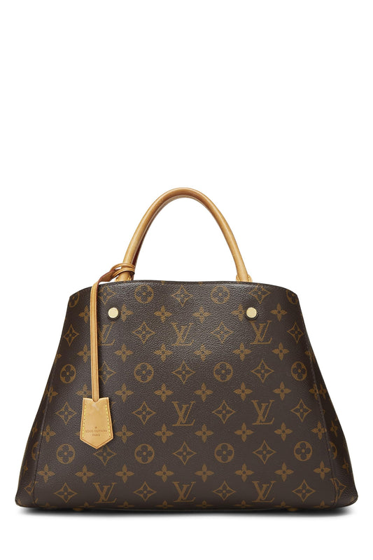 Louis Vuitton, Monogram Canvas Montaigne MM, Brown