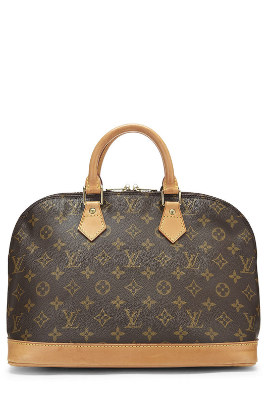 Louis Vuitton, Monogram Canvas Alma PM, Brown