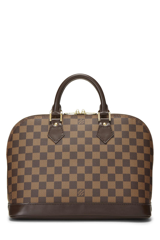 Louis Vuitton, Damier Ebene Alma PM, Brown
