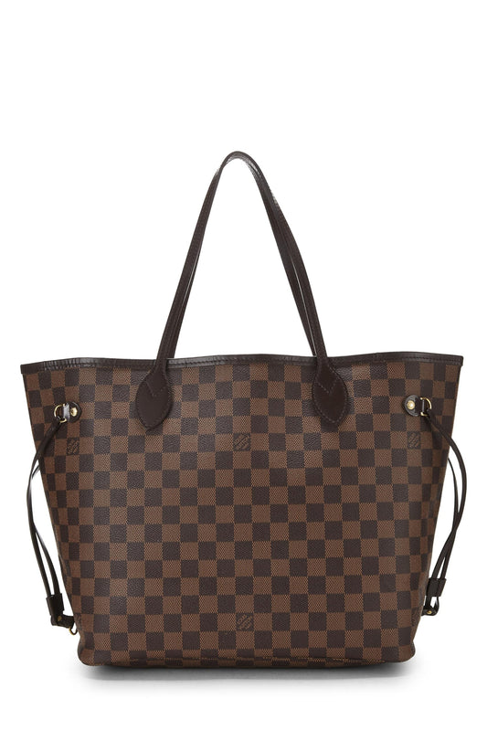 Louis Vuitton, Damier Ebene Neverfull MM NM, Brown