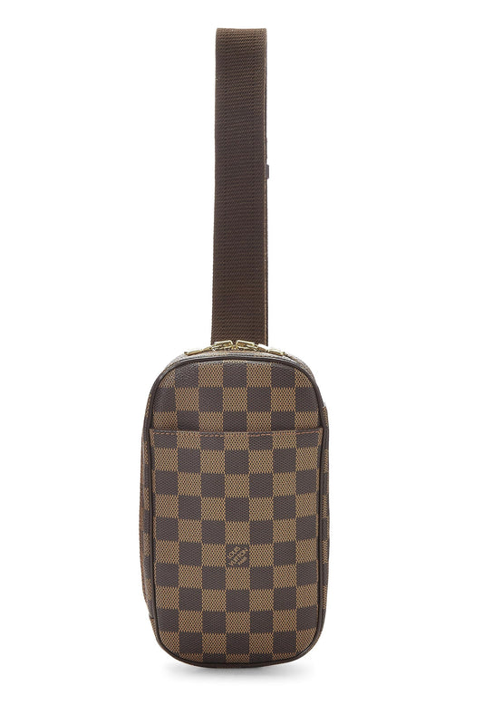 Louis Vuitton, Damier Ebene Pochette Gange, Brown