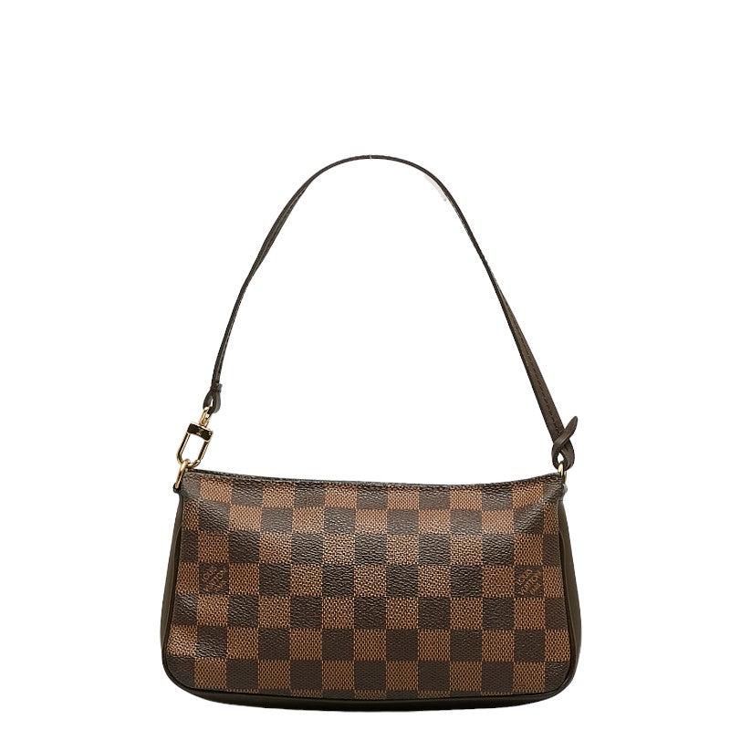 Louis Vuitton Damier Navona Accessories Mini Handbag N51983 Brown PVC Leather Louis Vuitton