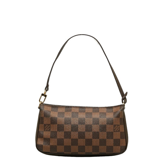 Louis Vuitton Damier Navona Accessories Mini Handbag N51983 Brown PVC Leather Louis Vuitton