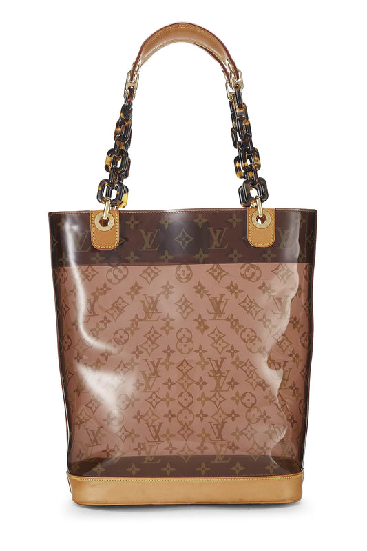 Louis Vuitton, Brown Monogram Vinyl Ambre Cabas MM, Brown