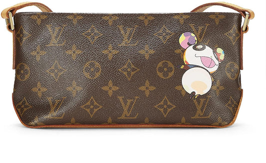 Louis Vuitton, Takashi Murakami x Louis Vuitton Monogram Canvas Panda Trotteur, Brown