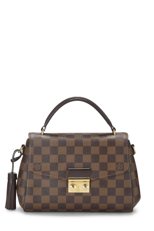 Louis Vuitton, Damier Ebene Croisette, Brown