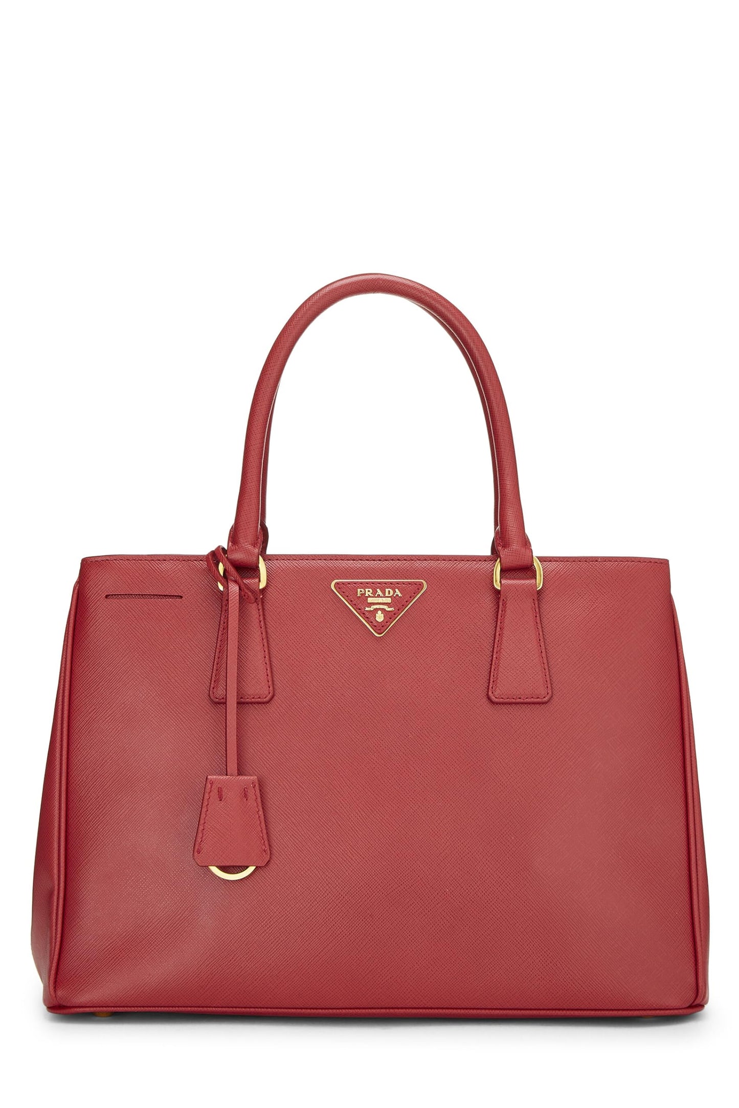 Prada, Red Saffiano Executive Tote Medium, Red