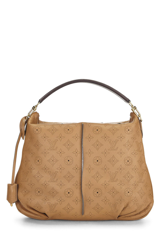 Louis Vuitton, Brown Monogram Mahina Selene MM, Brown