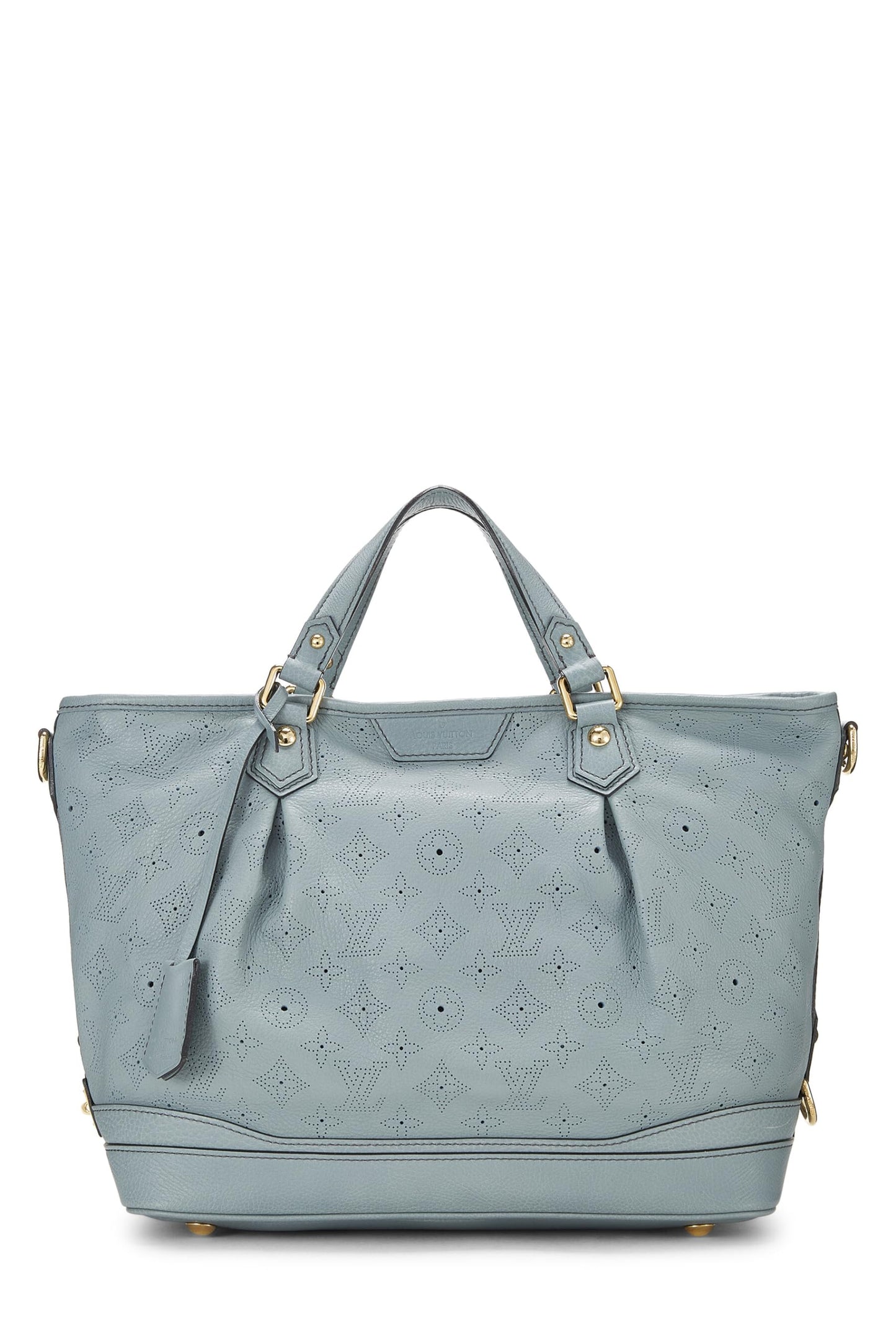 Louis Vuitton, Blue Monogram Mahina Leather Stellar PM, Blue