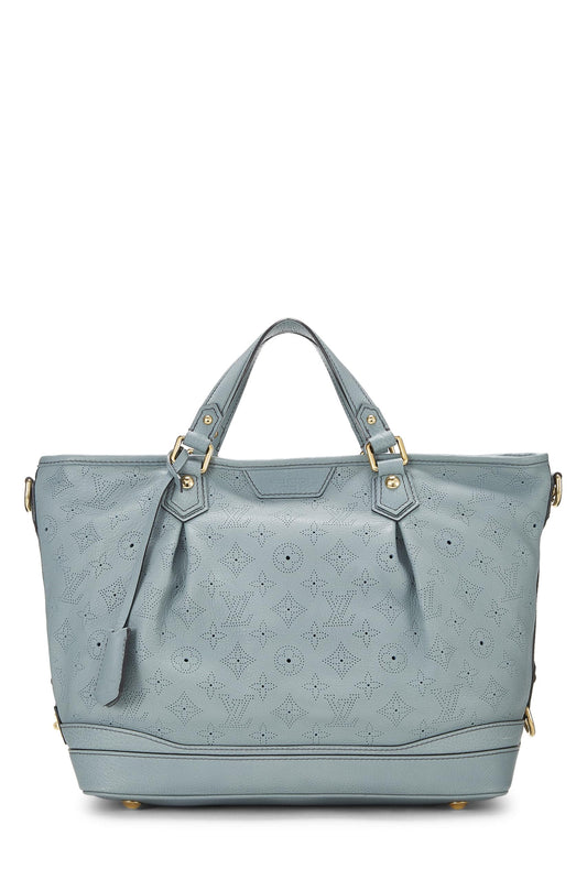 Louis Vuitton, Blue Monogram Mahina Leather Stellar PM, Blue