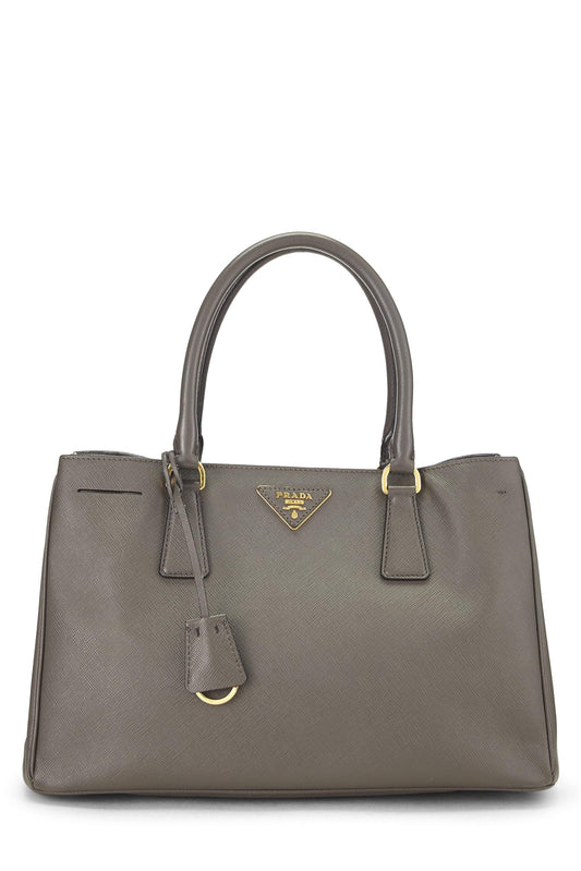 Prada, Grey Saffiano Executive Tote Medium, Grey