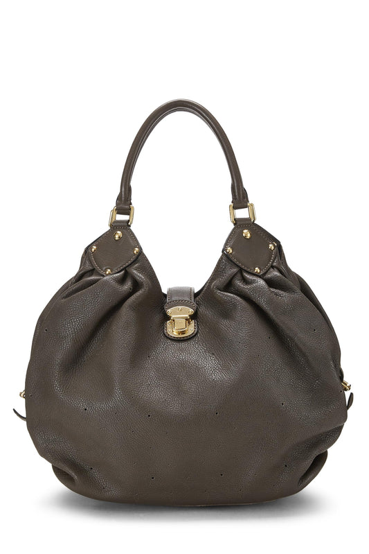 Louis Vuitton, Brown Monogram Mahina Large, Grey